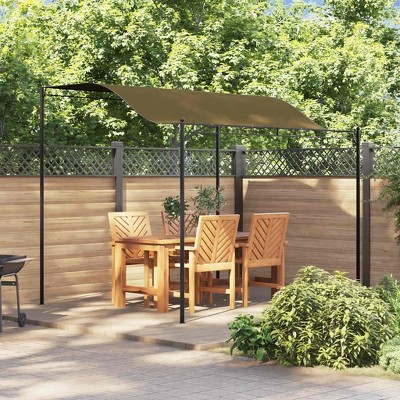 vidaXL Gazebo Set of 2 Taupe Steel and polyester Large Durable