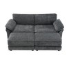 NicBex Couches for Living Room Free Combination Modular Convertible Sectional Sofa Bed Set Deep-Seat Loveseat Sofa with Ottoman - 3 of 4