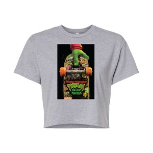 Women's - Teenage Mutant Ninja Turtles - Mutant Mayhem Cropped Graphic T-Shirt - 1 of 4