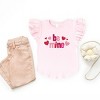 Be Mine Knit Print - Flutter Sleeve Graphic T-Shirt - 2 of 4