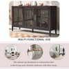 Modern Sideboard Buffet Cabinet, Accent Storage Cabinet With Adjustable Shelf, Entryway Cabinet, Media Console Table for Kitchen Living Room - 4 of 4