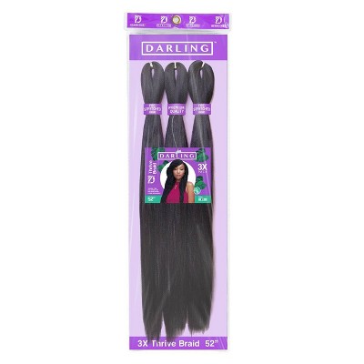 Darling Pre-Stretched Thrive Braid Hair 3X Pack, 52 inch, #30, Adult,  Female 