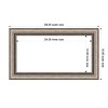 Amanti Art 16"x28" Lyla Ornate Silver Framed Magnetic Dry Erase Board - 4 of 4