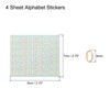 Unique Bargains 3D Small Self-Adhesive 1 to 9  Number Resin Stickers 4 Sheets - 2 of 4