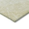 Wheat Gold And Ivory Geometric Washable Indoor Outdoor Area Rug - 4 of 4