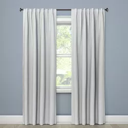 1pc Room Darkening Small Check Window Curtain Panel - Threshold™
