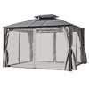 YOOCOZZ  10'x12' Patio Hardtop Gazebo with Double Roof - 4 of 4