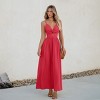 Women's Front Twist & Keyhole Maxi Dress - Cupshe - 3 of 4