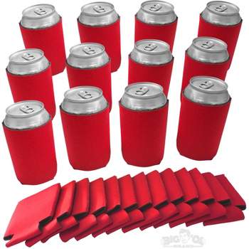 Ultra 12 Ounce Neoprene Slim Can Cooler 4 Pack Assorted : Target