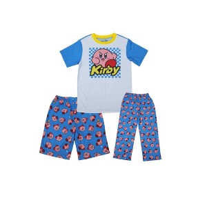 Kirby Boys' Pajama 3 pc Pajama Set - 1 of 4