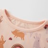 MyKids-USA Baby Girl Cartoon Bunny Print Pattern Soft Cotton Comfortable Shirt - 3 of 4