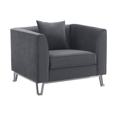 Everest Fabric Upholstered Sofa Accent Chair - Armen Living