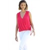 Women's Everyday Cupro Surplice Tank - Veronica M - 3 of 4