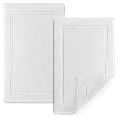 Soft & Absorbent Luxury Cotton Bath Mat - 2 Pack : Target