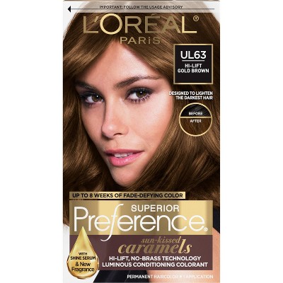 L'Oreal Permanent Color, Sun Kissed Caramels, Cooler, Hi-Lift