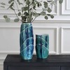 Uttermost Tranquil Duo Vases,Blue,Green and White, Set of 2 - 2 of 4