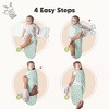 3pk Soothe Baby Swaddle 0-6 Months, Organic Baby Swaddle Sleep Sacks, Newborn, Infant Swaddle Sack - 3 of 4