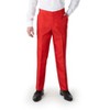 Suitmeister Men's Christmas Suit - Santa Faux Fur - Red - 4 of 4