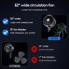 BILT HARD Large Pedestal Fan 120° Quiet Oscillating Fan Air Circulator Standing Floor Fans for Bedroom With Remote DC Motor 20db 12H Timer 37-45 inch - 3 of 4