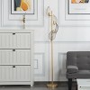 MaseiKar 67.3" Modern Tree Floor Lamp with 4 Leaf-Shaped Adjustable Shades – LED Bulbs Included, Foot Switch, Metal Base – for Living Room, Bedroom - 2 of 4