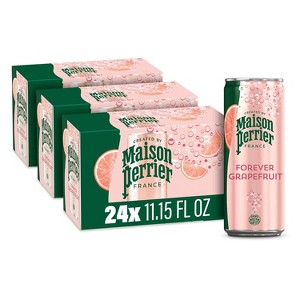 Maison Perrier Forever Grapefruit Flavored Sparkling Water, 11.15 Fl Oz Cans, 8 Count (Pack of 3) - 1 of 3