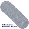 Two Tone Cotton 15" Round Woven Placemat Sets by Sweet Home Collection™ - 2 of 4