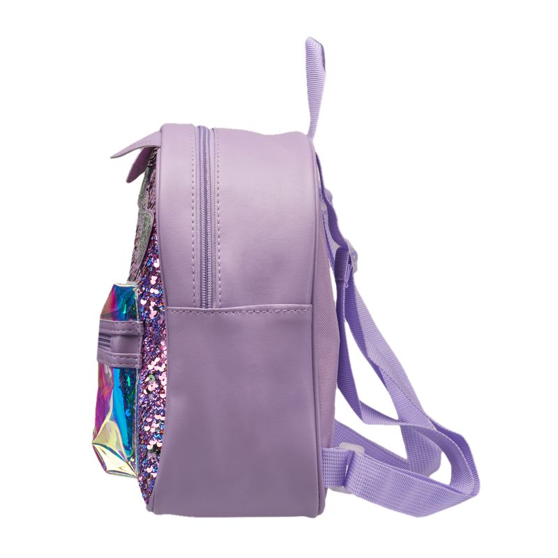 Limited Too Girl's Mini Backpack in Purple Glitter, 4 of 6