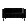 ChaletPosh Velvet Love Seat - 3 of 4