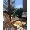 Nordlys Acacia and Rope Lounge Chair Exotic Boho Outdoor - 3 of 4