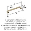 Amerock Cowrie Pull for Cabinets, Drawers, and Furniture - 3 of 4