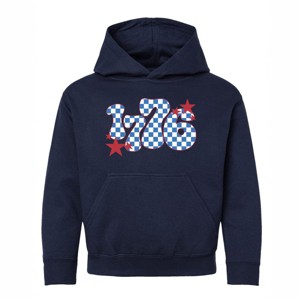 The Juniper Shop Patriotic 1776 Checkered Youth Hoodie - 1 of 4