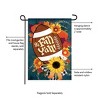 Evergreen Fall Football Garden Burlap Flag - 3 of 4