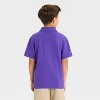 Boys' Short Sleeve Pique Uniform Polo Shirt - Cat & Jack™ - 2 of 3