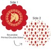 Big Dot of Happiness Lunar New Year - 2026 Year of the Horse Round Table Decorations - Paper Chargers - Place Setting For 12 - 3 of 4