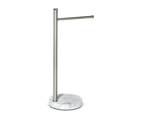 Faux Marble Fingertip or Jewelry Storage Stand White - 88 Main