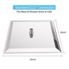 PAGED 16" Rain Shower Head High Pressure Shower Head with Square Ultra Thin 304 Stainless Steel and Anti-Clog Nozzles for Bathroom - 3 of 4