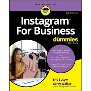 Instagram for Business for Dummies - 3rd Edition by  Eric Butow & Corey Walker (Paperback) - 1 of 1
