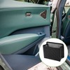 Unique Bargains Car Trash Can With Hook Hanging Car Door Faux Leather Trash Bin 1 Pc - 2 of 4