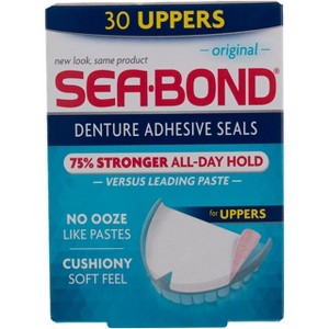 Sea-Bond Dental Adhesive Seals Original Upper, 30 Count - 1 of 3
