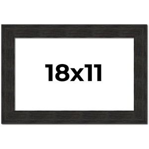 PosterPalooza | Contemporary Black Picture Frame - UV Acrylic, Backing Board, Hanging Hardware Included - 1 of 4