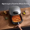 Typhur Dome 2 Smart Air Fryer Extra Large with Dual Heating, Fits 12" Pizza, 15 Functions, Self-Cleaning, Whisper-Quiet, PFAS-Free Ceramic Basket - 4 of 4