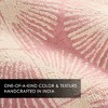 NICOLE MILLER NEW YORK Kendall Fluted Geo Handcrafted Area Rug, 100% Wool Rug - 3 of 4