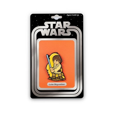 SalesOne LLC OFFICIAL Star Wars Luke Skywalker Pin | Exclusive Art Design By Derek Laufman