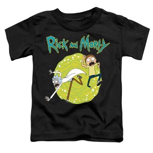Toddler Boys' Rick And Morty Portal T Shirt - 1 of 2