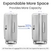 YONWAY 3 Piece Luggage Set, 100% PC Hardside Lightweight Expandable Travel Laggage, with TSA Lock & Spinner Wheels - 4 of 4
