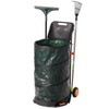 Gardenised All Purpose Garden Cart and Leaf Collector, Bonus Hand Leaf Rakes Included - 2 of 4