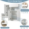 TIRAMISUBEST Modern Storage Bench with Adjustable Shelves & Soft Cushion - 4 of 4