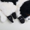 Unique Bargains Breathable Wear Resistant Comfortable Lightweight Dog Outdoor Running Hiking Paw Protectors L Black 4 Pcs - 3 of 4