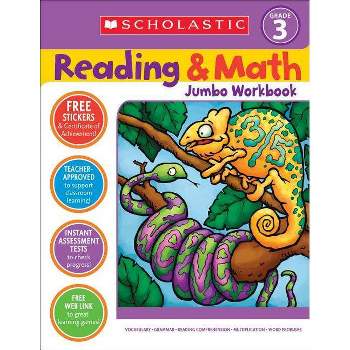 Reading & Math Jumbo Workbook: Grade 3 - by  Terry Cooper & Virginia Dooley (Paperback)