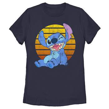stitch t-shirt and briefs set - navy blue - Undiz